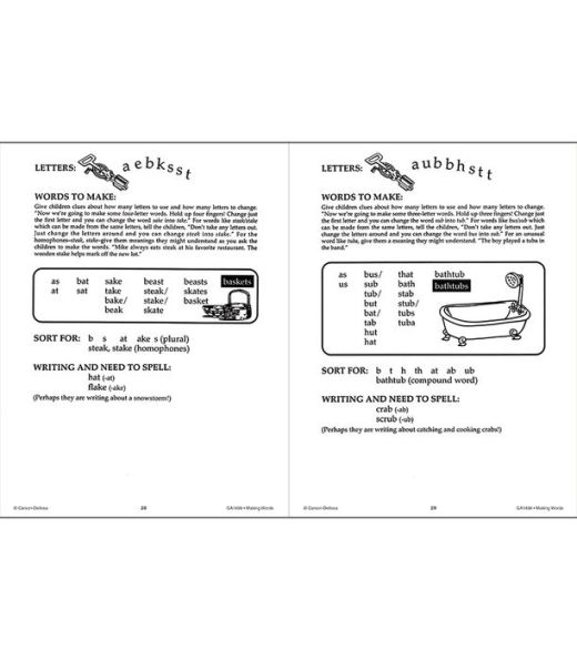 Making Words, Grades 1 - 3: Multilevel, Hands-On Phonics and Spelling Activities