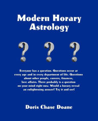 Title: Modern Horary Astrology, Author: Doris Chase Doane