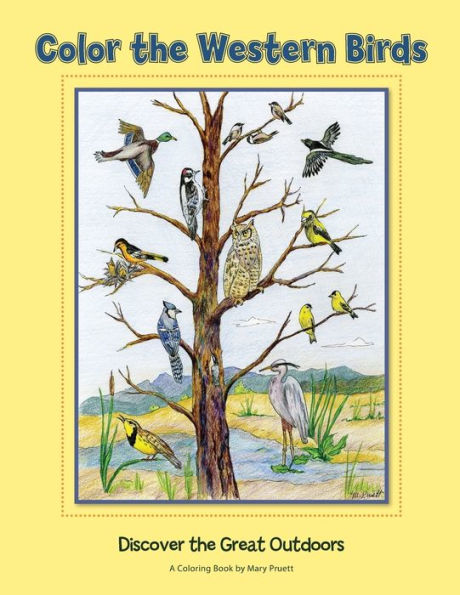 Color the Western Birds: Discover the Great Outdoors