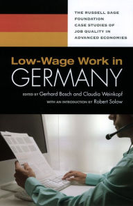 Title: Low-Wage Work in Germany, Author: Gerhard Bosch