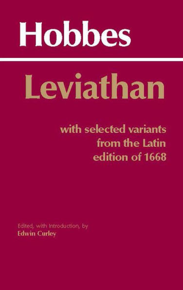 Leviathan: With selected variants from the Latin edition of 1668 / Edition 1