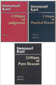 Title: Three Critiques, 3-volume Set: Vol. 1: Critique of Pure Reason; Vol. 2: Critique of Practical Reason; Vol. 3: Critique of Judgment, Author: Immanuel Kant