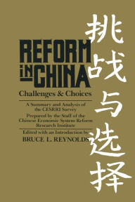 Title: Reform in China / Edition 1, Author: B.L. Reynolds