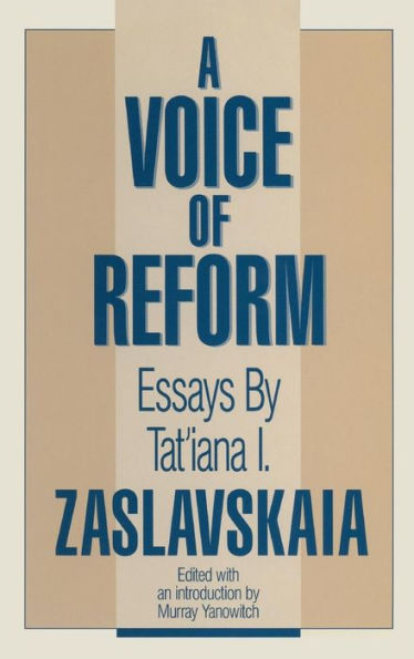 A Voice of Reform: Essays