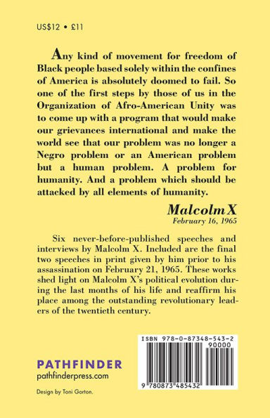 Malcolm X: The Last Speeches / Edition 1