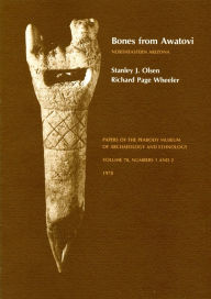 Title: Bones from Awatovi, Northeastern Arizona, Author: Stanley J. Olsen