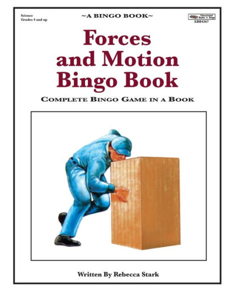 Forces and Motion Bingo Book: Complete Bingo Game In A Book