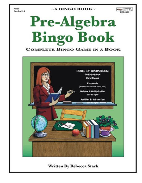 Pre-Algebra Bingo Book: Complete Bingo Game In A Book