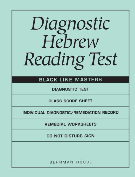 Diagnostic Hebrew Reading Test