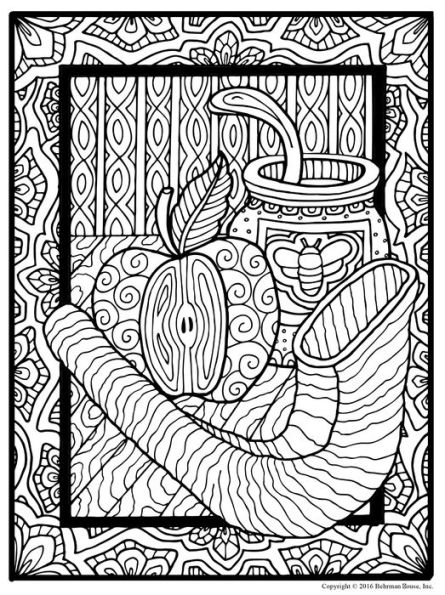 Shalom Coloring: Jewish Designs for Contemplation and Calm