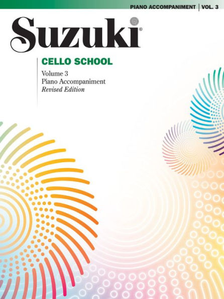 Suzuki Cello School, Vol 3: Piano Acc.