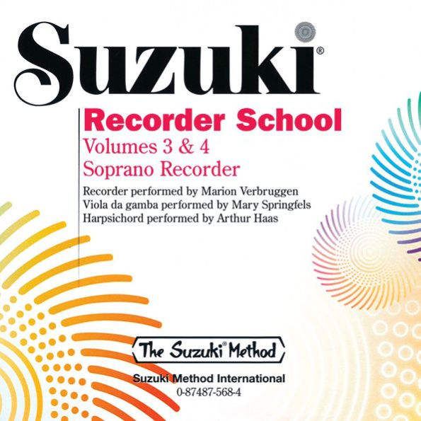 Suzuki Recorder School (Soprano Recorder), Vol 3 & 4