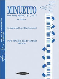 Title: Minuetto from String Quartet, Op. 1, No. 1: Sheet, Author: Franz Joseph Haydn