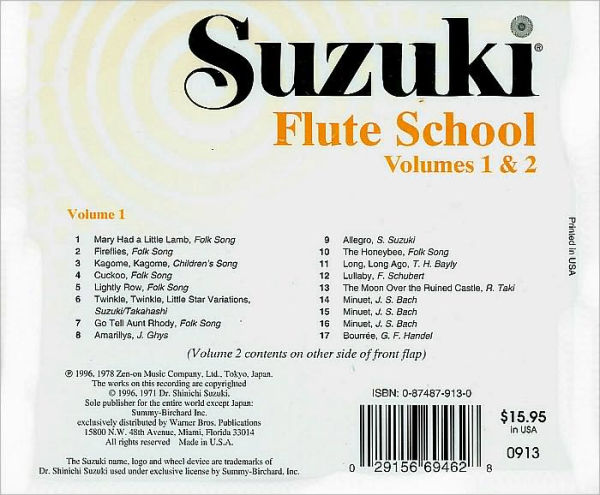 Suzuki Flute School, Vol 1 & 2