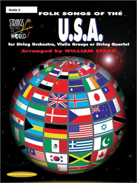 Strings Around the World -- Folk Songs of the U.S.A.: Violin 3