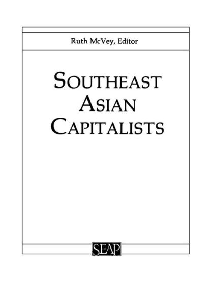 Southeast Asian Capitalists / Edition 1