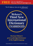 Alternative view 1 of Webster's Third New International Dictionary, Unabridged