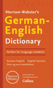 Title: Merriam-Webster's German-English Dictionary, Author: Merriam-Webster