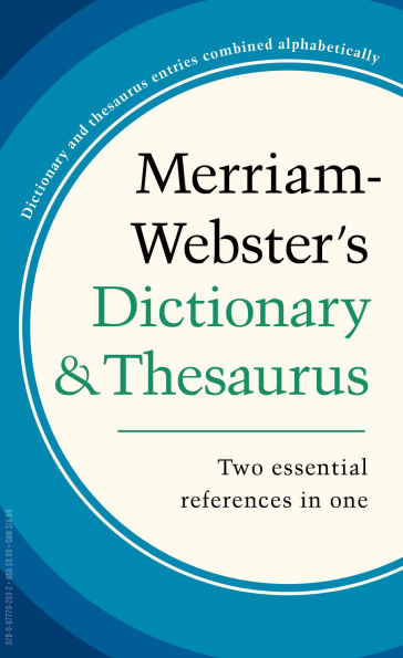 Merriam-Webster's Dictionary and Thesaurus by Merriam