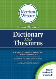 Rapidshare free downloads books Merriam-Webster's Dictionary and Thesaurus by Merriam-Webster (English literature)