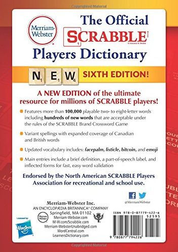 The Official SCRABBLE Players Dictionary