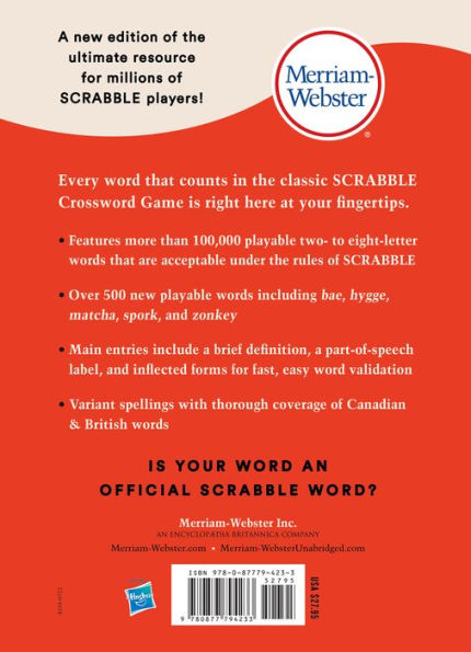 The Official SCRABBLE Players Dictionary