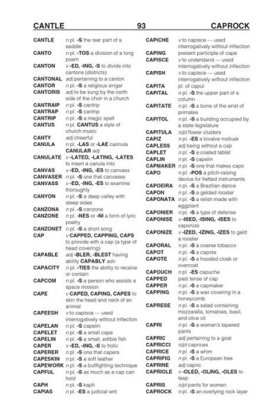 The Official SCRABBLE Players Dictionary