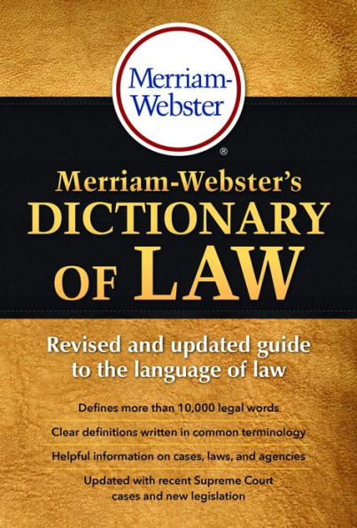 Merriam-Webster's Dictionary of Law