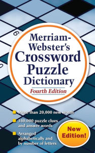 Title: Merriam-Webster's Crossword Puzzle Dictionary (4th Edition), Author: Merriam-Webster