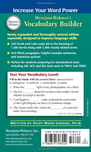 Merriam-Webster's Vocabulary Builder by Merriam-Webster, Paperback