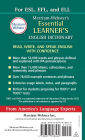 Alternative view 4 of Merriam-Webster's Essential Learner's English Dictionary