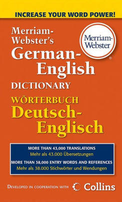 Merriam Webster S German English Dictionary By Merriam Webster Inc Paperback Barnes Noble