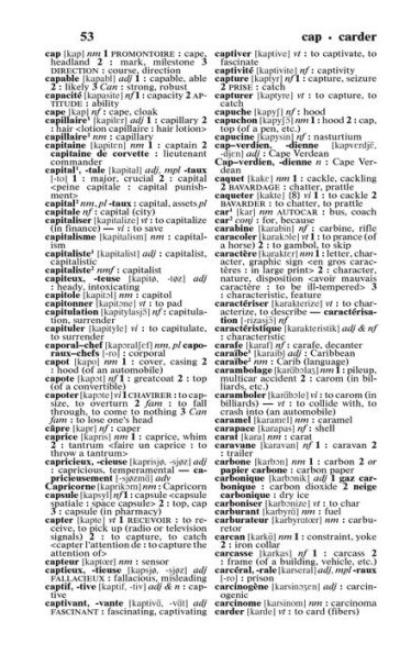 Merriam-Webster's French-English Dictionary