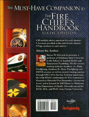 Fire Chief S Handbook 6th Edition Study Guide Edition 6 By Steven W Edwards 9780878148998