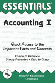 Title: Accounting I Essentials / Edition 1, Author: Duane R. Milano