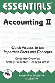 Title: Accounting II Essentials (REA) / Edition 1, Author: Duane R. Milano