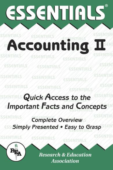 Accounting II Essentials (REA) / Edition 1