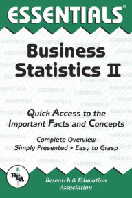 Title: The Essentials of Business Statistics II / Edition 1, Author: Louise Clark