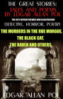 The Great Stories: Tales and Poems by Edgar Allan Poe. Detective, Horror, Poetry (The 2021 edition features new illustrations): The Murders in the Rue Morgue, The Black Cat, The Raven and others