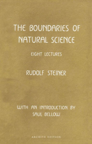 The Boundaries of Natural Science: (Cw 322)