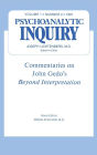 Commentaries: Psychoanalytic Inquiry, 1.2