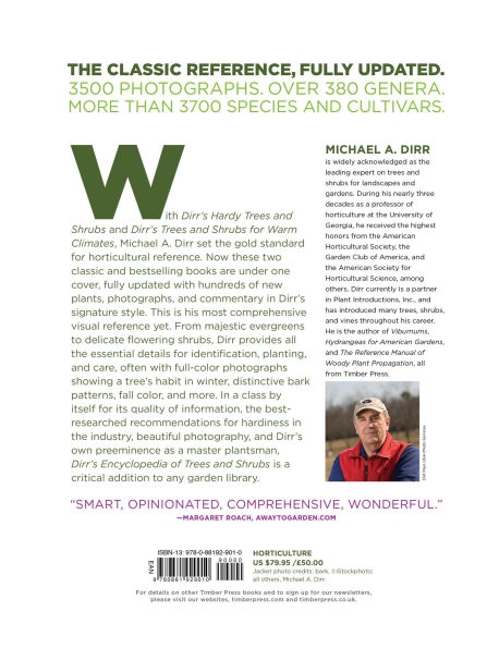 Dirr's Encyclopedia of Trees and Shrubs