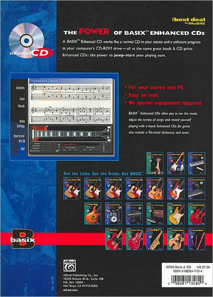 Basix Guitar Method, Bk 1: Book & Enhanced CD