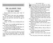 Alternative view 3 of The All-Night Vigil: for Choir and Laity
