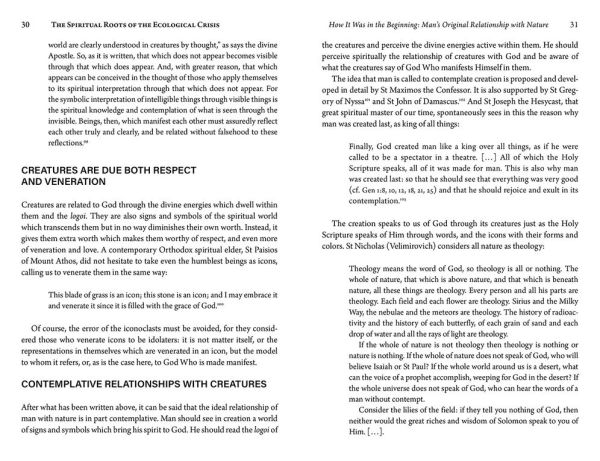 The Spiritual Roots of the Ecological Crisis