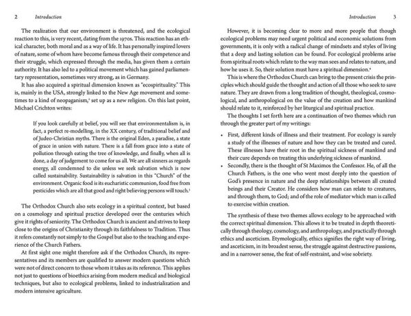 The Spiritual Roots of the Ecological Crisis