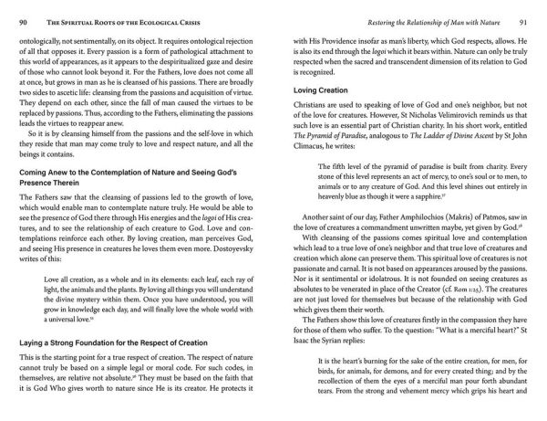 The Spiritual Roots of the Ecological Crisis