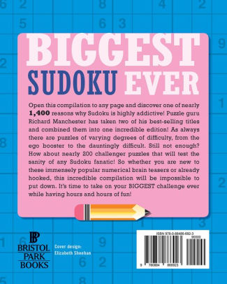 Biggest Sudoku Ever by Manchester, Hardcover | Barnes & Noble®