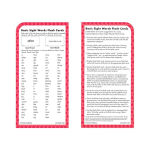 Alternative view 3 of Basic Sight Words Flash Cards, Ages 6 - 9
