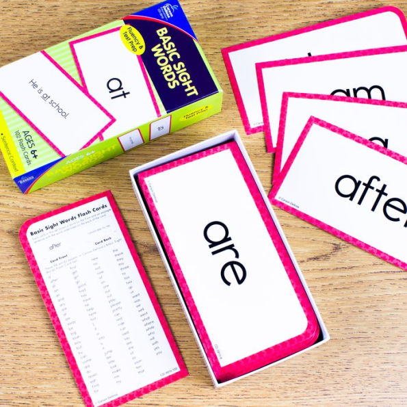 Basic Sight Words Flash Cards, Ages 6 - 9